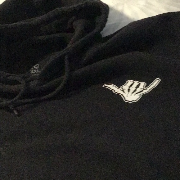 Black Hoodie Sweater XXL Strictly Surf Amagansett NY - Picture 3 of 8